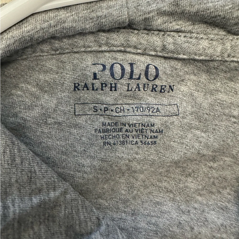 Polo Ralph Lauren Cotton Jersey Long-Sleeve Hoodie  small grey
